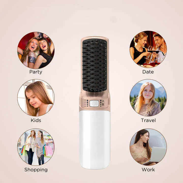فرشاه فرد الشعر-hair straightening brush