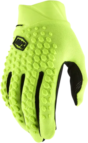 100% Geomatic Gloves - Fluorescent Yellow - Small 10026-00005