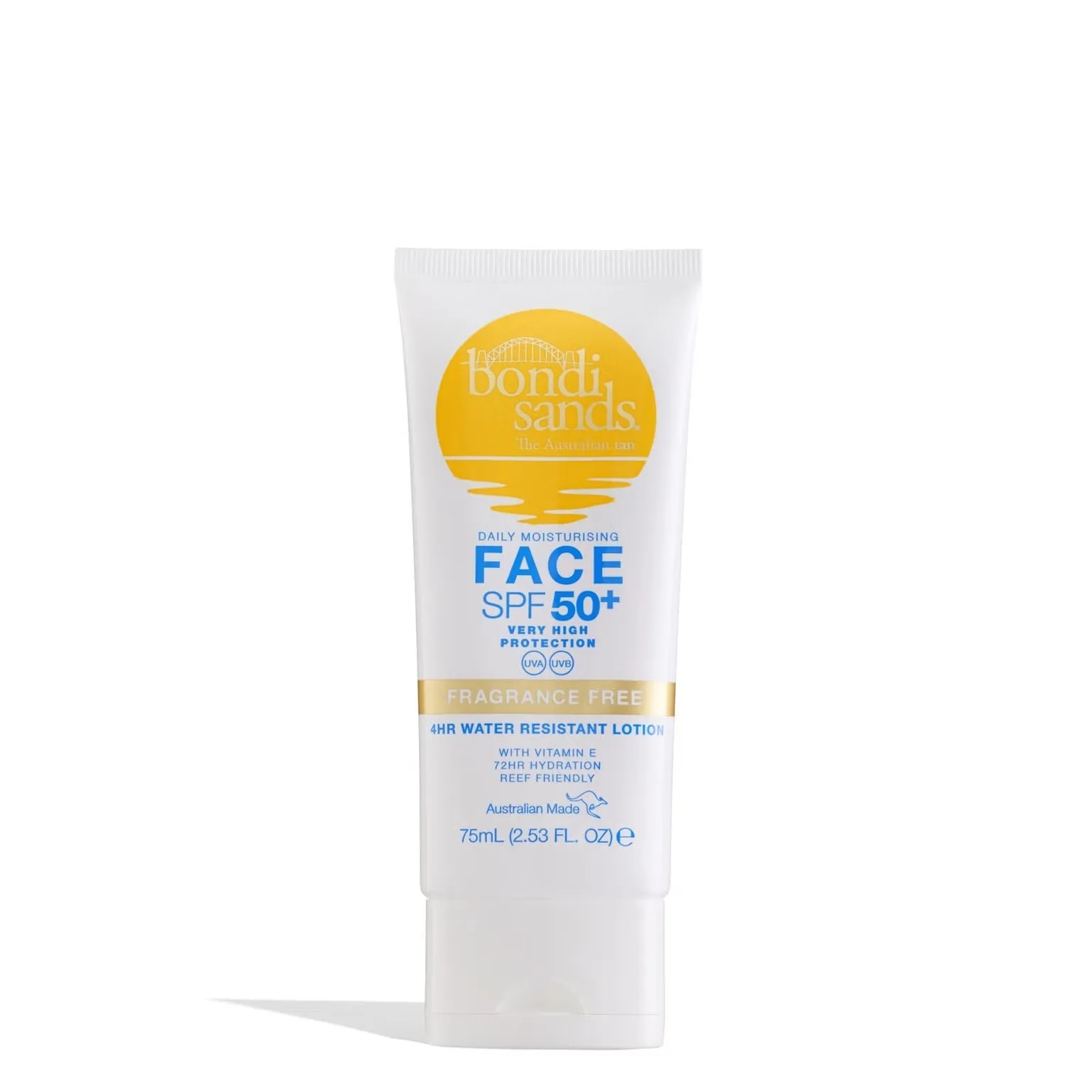 Bondi Sands SPF50  Fragrance Free Face Sunscreen Lotion 75ml