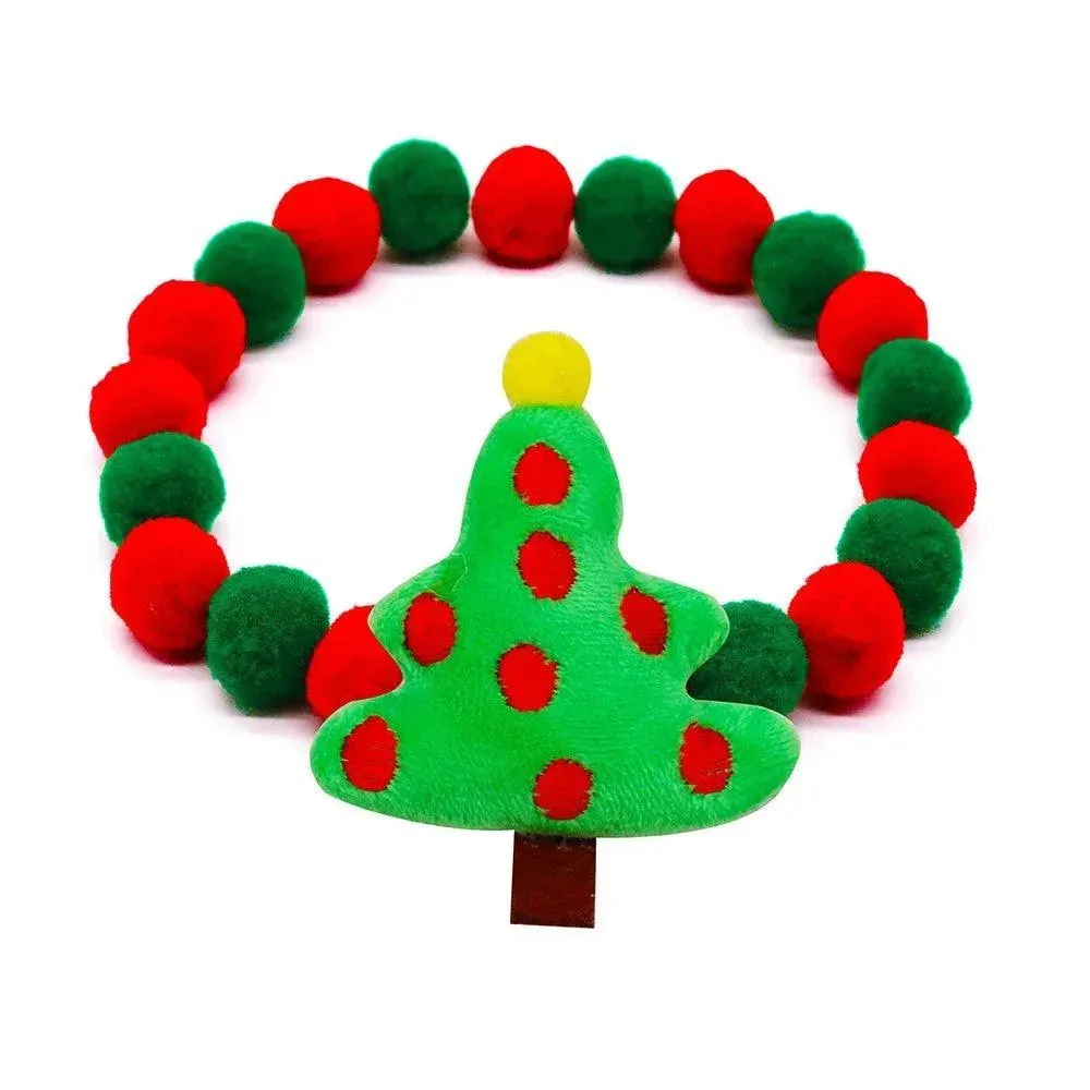 Christmas Dog Collar Necklace with Bowties 20pcs