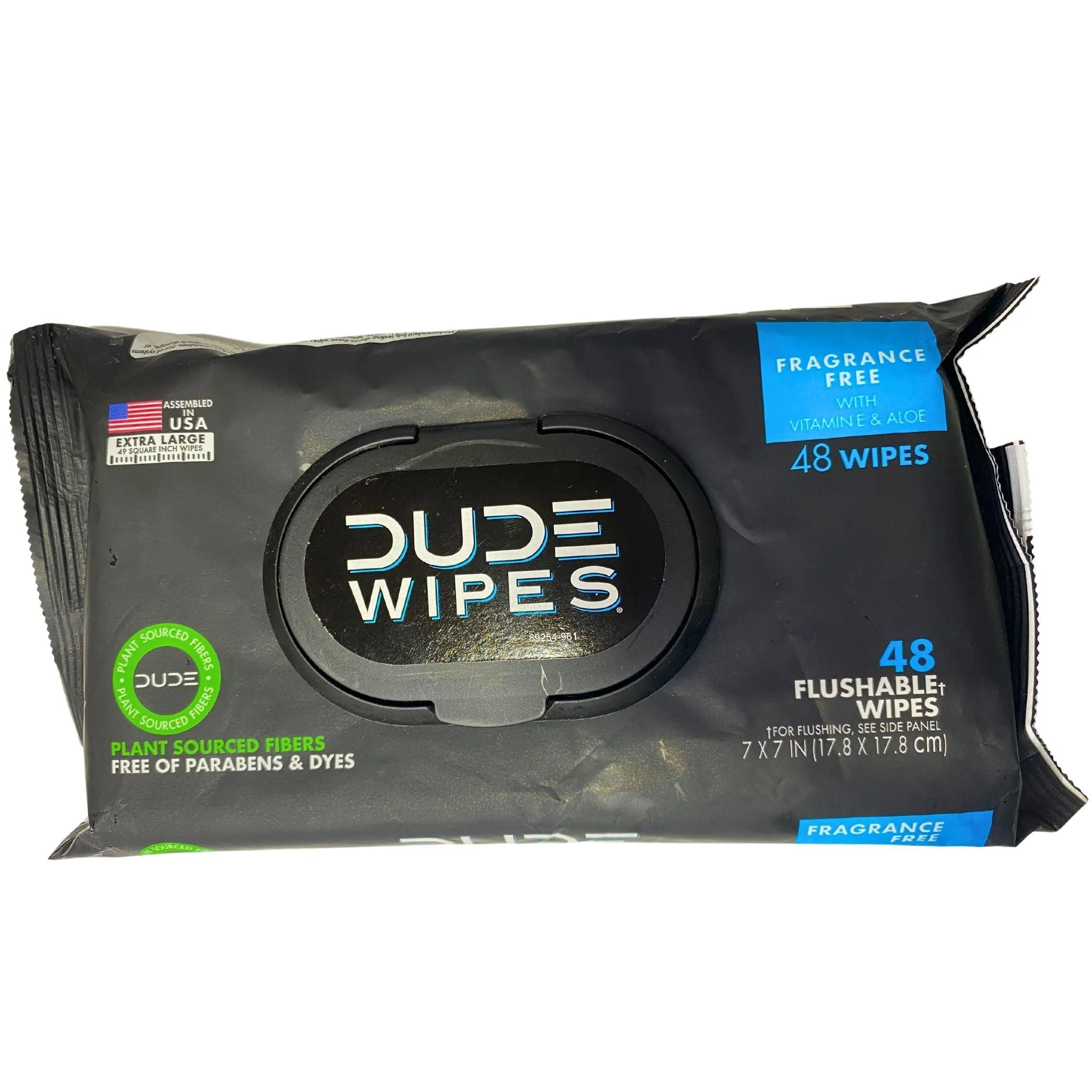 Dude Wipes XL Wipes Fragrance Free (30 Pcs Lot)