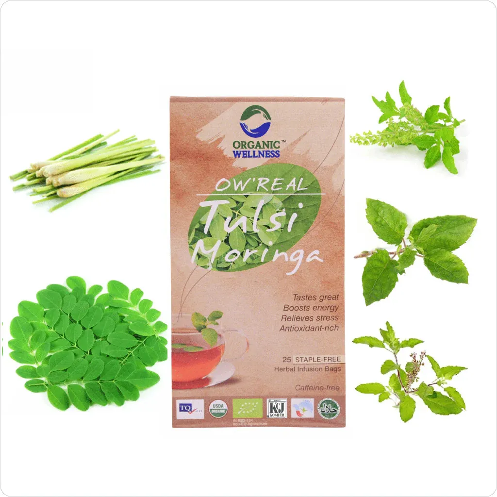 Herbal Tea - Tulsi Moringa (25 Bags)