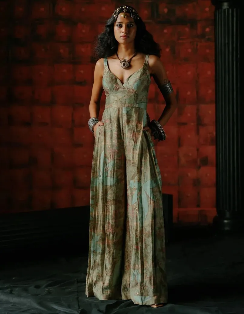 Mahi Mint Jumpsuit