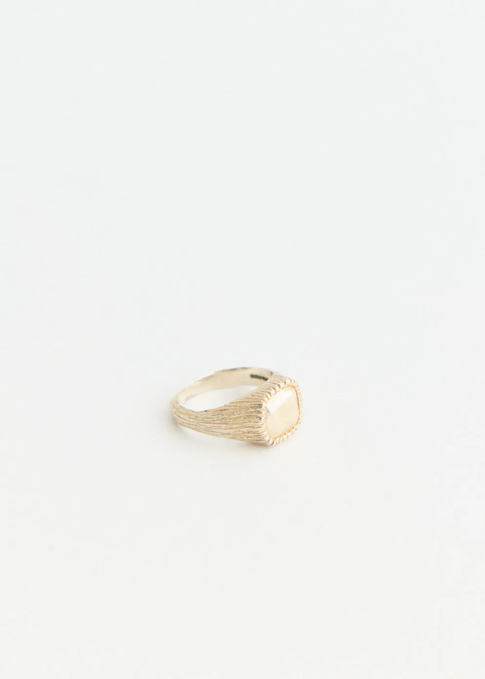 Natures Smile Signet Impression Ring
