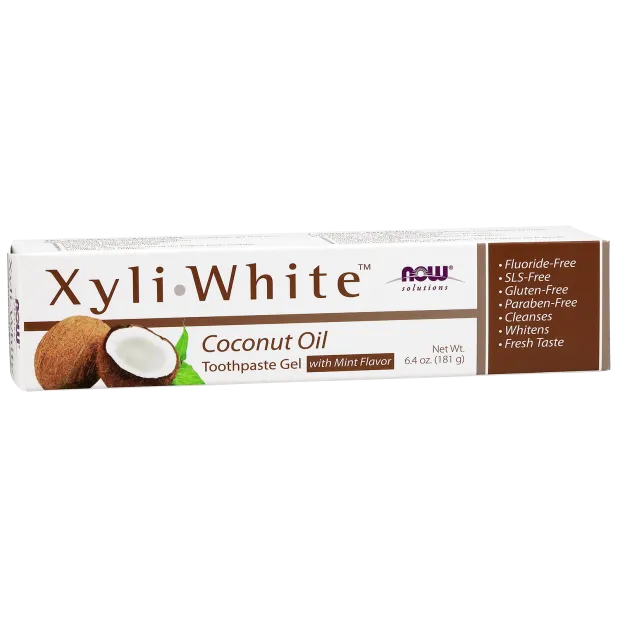 Now XyliWhite Coconut Oil Toothpaste Gel with Mint Flavour (181g)