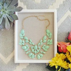 Sacred Stones Necklace in Mint