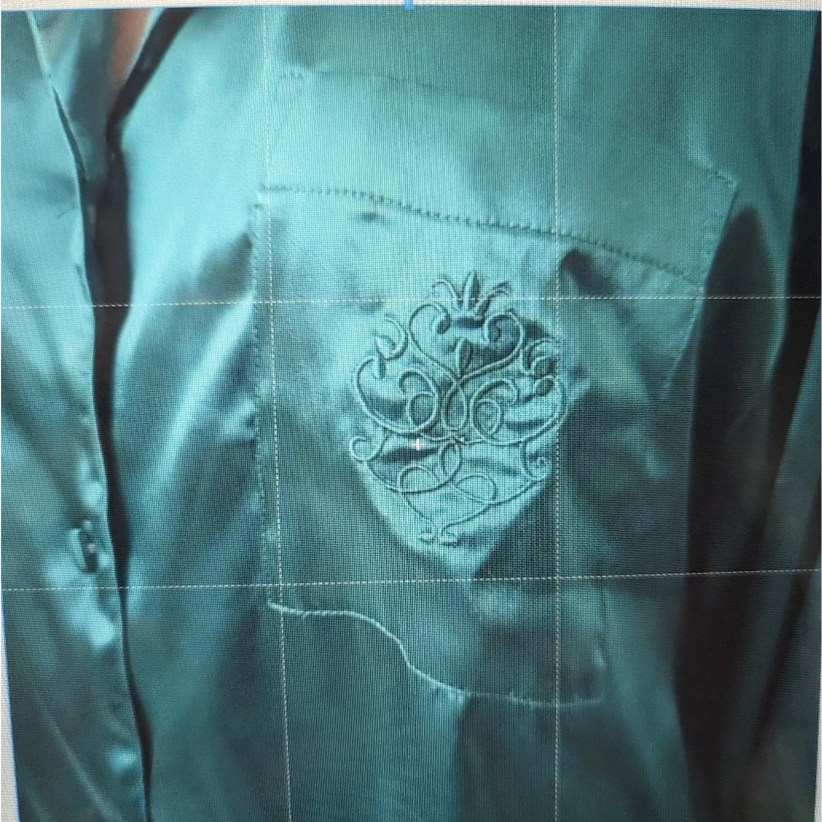 Vintage Victoria's Secret Silky Hunter Green Sleep Shirt - Large