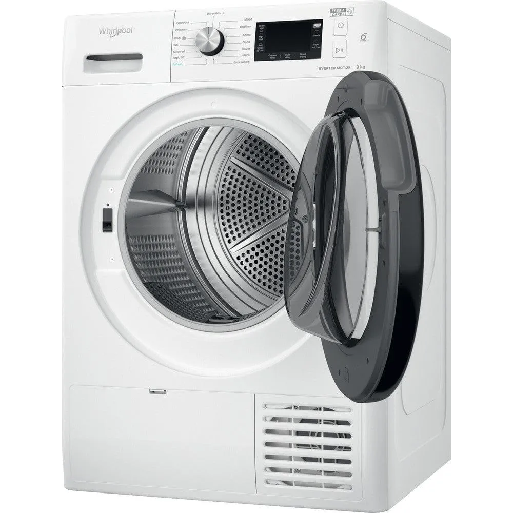 Whirlpool 9KG Freestanding Heat Pump Tumble Dryer - White | FFTM229X2BUK