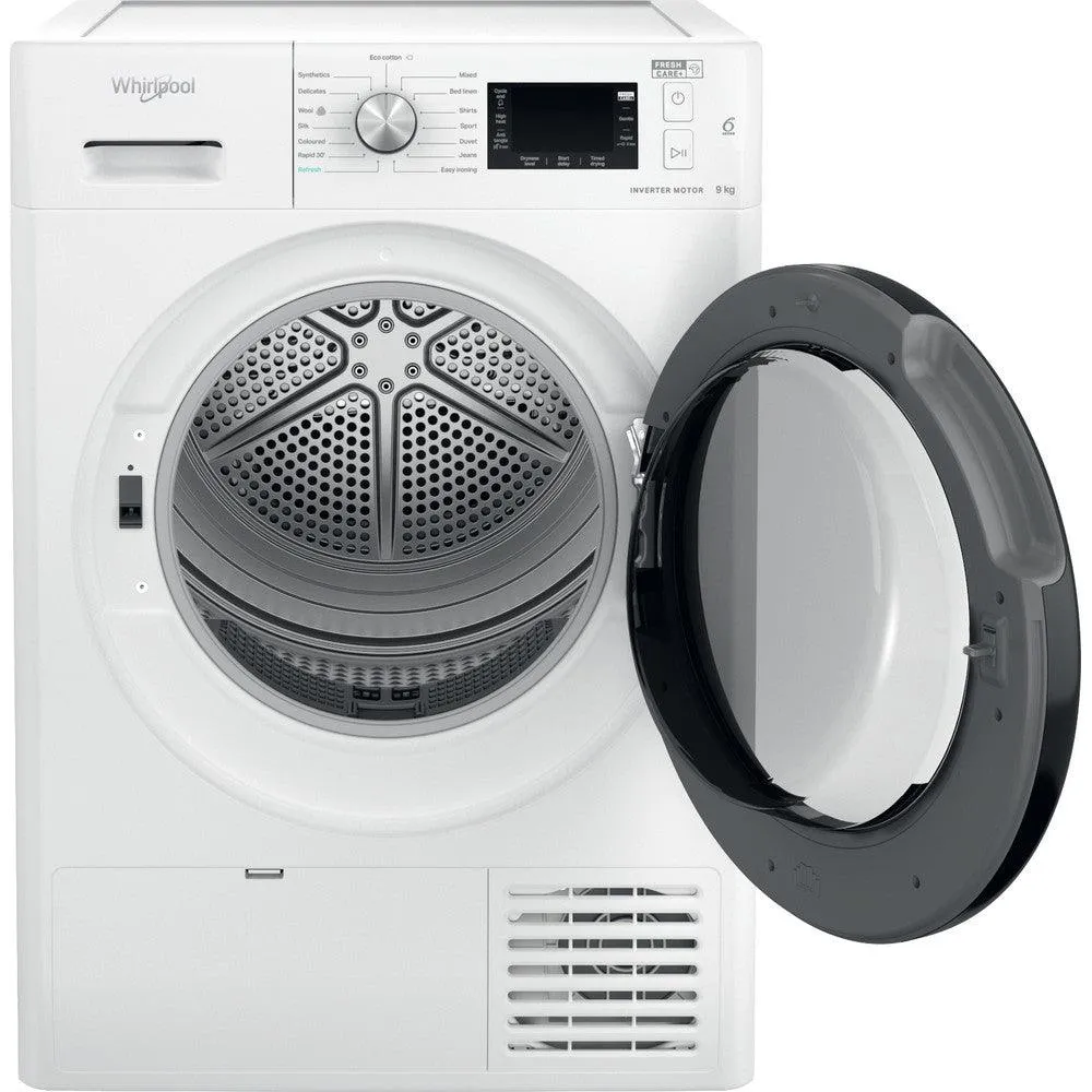 Whirlpool 9KG Freestanding Heat Pump Tumble Dryer - White | FFTM229X2BUK
