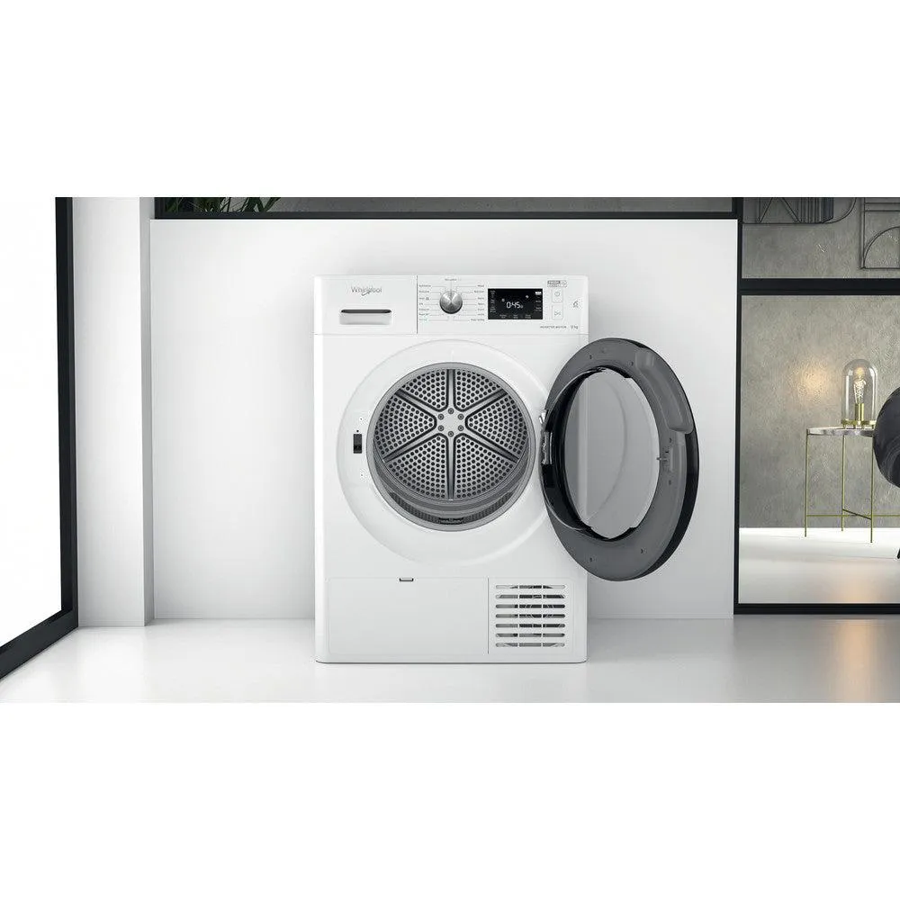 Whirlpool 9KG Freestanding Heat Pump Tumble Dryer - White | FFTM229X2BUK
